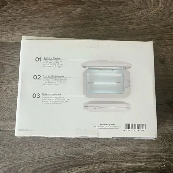 Brand New PhoneSoap Basic UV Sanitizer – White - Picture 2 of 5